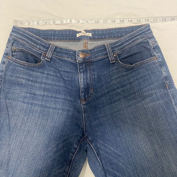 Eileen Fisher Straight Leg Blue Jeans Size‎ 8 - Picture 6 of 6